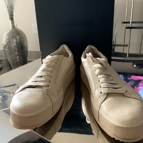 jil sander platform sneakers